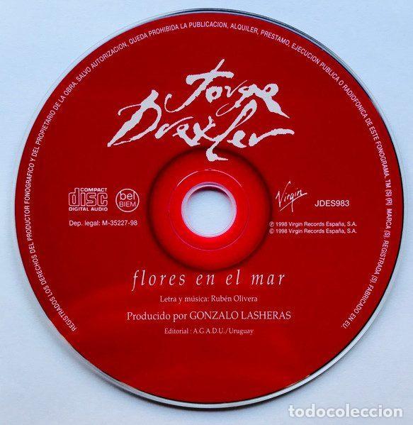 CDs de m&uacute;sica: Jorge Drexler &ndash; Flores En El Mar (CD, Virgin JDES983) - Foto 3