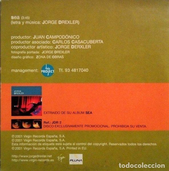 CDs de m&uacute;sica: Jorge Drexler &ndash; Sea (CD, Virgin JDR 2) - Foto 2