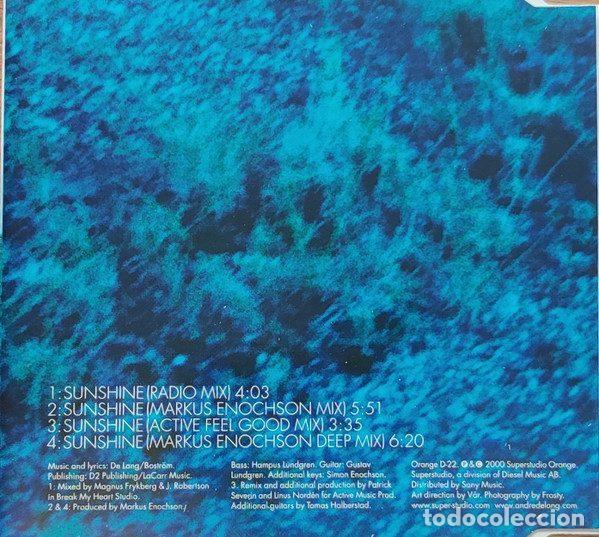 CDs de m&uacute;sica: Andr&eacute; De Lang &ndash; Sunshine (CD, Superstudio Orange ORANGE D-22) - Foto 2