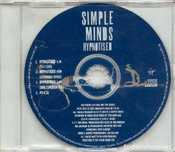 CD de M&uacute;sica: Simple Minds &ndash; Hypnotised (CD, Virgin VSCDJ 1534)