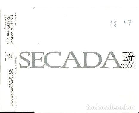 Musik-CDs: Secada &ndash; Too Late, Too Soon (CD, SBK Records DPRO 11665)