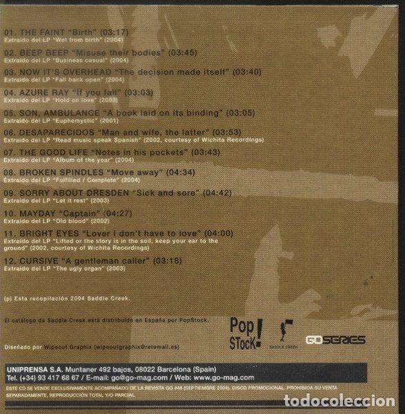 CDs de m&uacute;sica: Various &ndash; Saddle Creek (CD, Go Mag CD09) - Foto 2