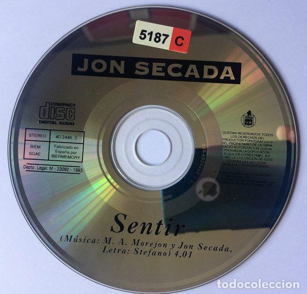 CDs de m&uacute;sica: Jon Secada &ndash; Sentir (CD, Hispavox 40 2446 2) - Foto 3