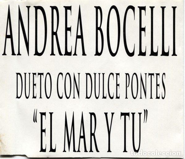 CD de M&uacute;sica: Andrea Bocelli Dueto Con Dulce Pontes &ndash; El Mar Y Tu (CD, Polydor none)