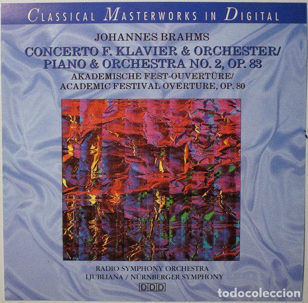 CD de M&uacute;sica: Johannes Brahms, Radio Symphony Orchestra Ljubljana, N&uuml;rnberger Symphoniker &ndash; Concerto F....