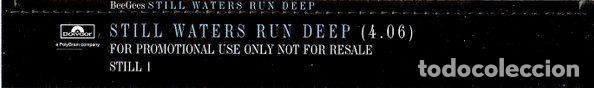 CDs de m&uacute;sica: Bee Gees &ndash; Still Waters Run Deep (CD, Polydor STILL 1) - Foto 2