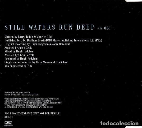 CDs de m&uacute;sica: Bee Gees &ndash; Still Waters Run Deep (CD, Polydor STILL 1) - Foto 3