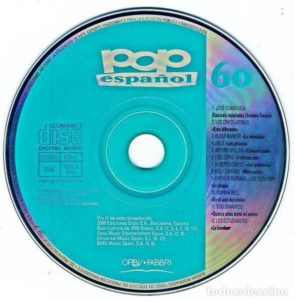 CDs de m&uacute;sica: Various &ndash; Pop Espa&ntilde;ol 60 (CD, Orbis POP-41) - Foto 4
