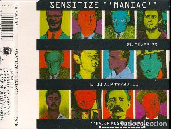 Musik-CDs: Sensitize &ndash; Maniac (CD, Food CD FOOD 33)