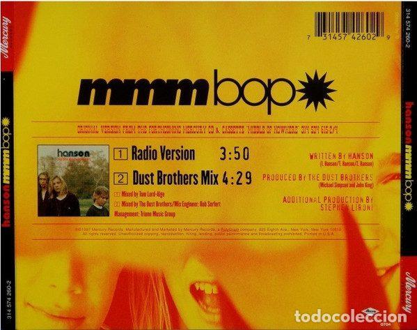CDs de m&uacute;sica: Hanson &ndash; Mmm Bop (CD, Mercury 314 574 260-2) - Foto 3