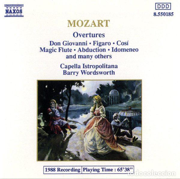 Musik-CDs: Mozart - Capella Istropolitana, Barry Wordsworth &ndash; Overtures (CD, Naxos 8.550185)