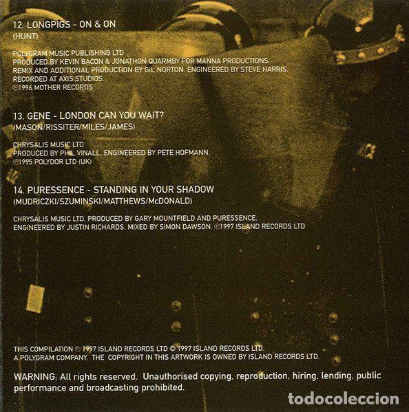 CDs de m&uacute;sica: Various &ndash; Face - OST (CD, Island Records CID 8061) - Foto 4