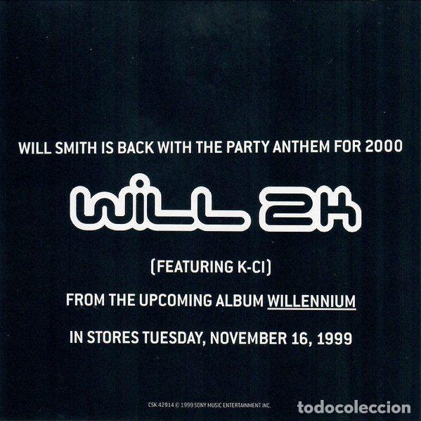 CDs de m&uacute;sica: Will Smith Featuring K-Ci &ndash; Will 2K (CD, Columbia CSK 42914) - Foto 3