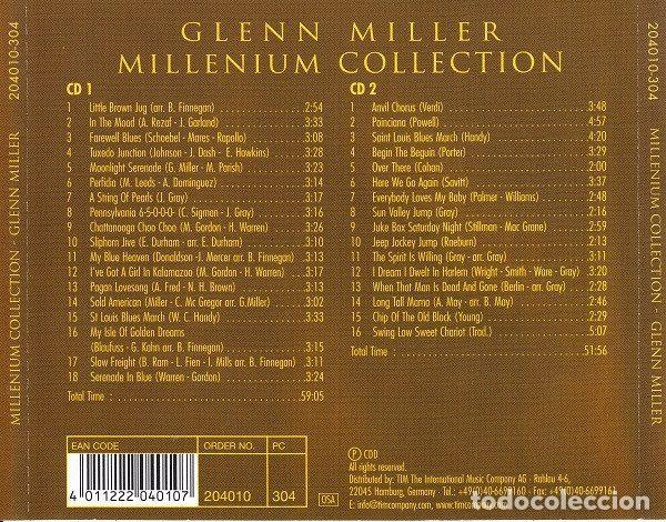 CDs de m&uacute;sica: Glenn Miller &ndash; Millenium Collection (CD, Millenium 204010-304) - Foto 2