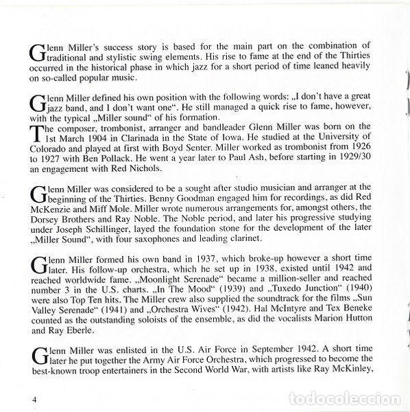 CDs de m&uacute;sica: Glenn Miller &ndash; Millenium Collection (CD, Millenium 204010-304) - Foto 7