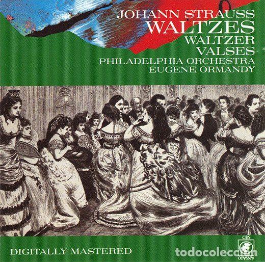 Musik-CDs: Johann Strauss - Eugene Ormandy - Philadelphia Orchestra &ndash; Waltzes (CD, CBS MBK 44892)