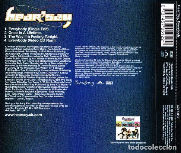 CDs de m&uacute;sica: HearSay &ndash; Everybody (CD, Polydor 570 512-2) - Foto 2
