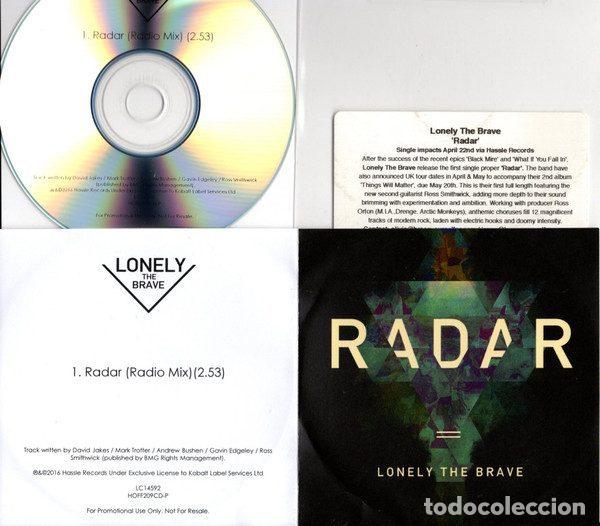 CD di Musica: Lonely The Brave &ndash; Radar (CDr, Hassle Records none)