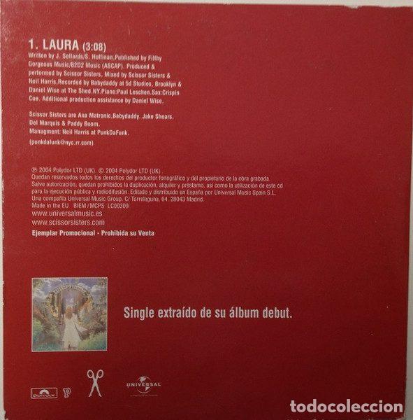 CDs de m&uacute;sica: Scissor Sisters &ndash; Laura (CD, Polydor none) - Foto 2