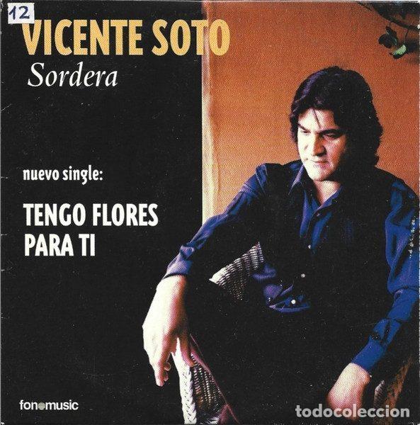 CD de M&uacute;sica: Vicente Soto &rdquo;Sordera&rdquo; &ndash; Tengo Flores Para Ti (CD, Fonomusic CDS-137)
