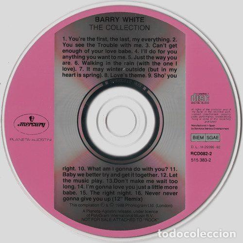 CDs de m&uacute;sica: Barry White &ndash; The Collection (CD, Mercury RCD082-2) - Foto 3