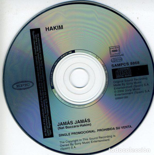 CDs de m&uacute;sica: Hakim &ndash; Jam&aacute;s Jam&aacute;s (CD, Epic SAMPCS 8868) - Foto 3