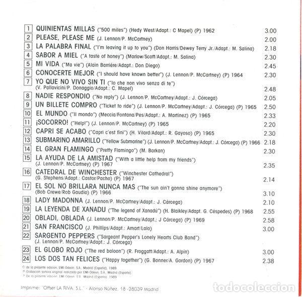 CDs de m&uacute;sica: Los Mustang &ndash; Grandes &Eacute;xitos (CD, EMI 7 91938 2) - Foto 3