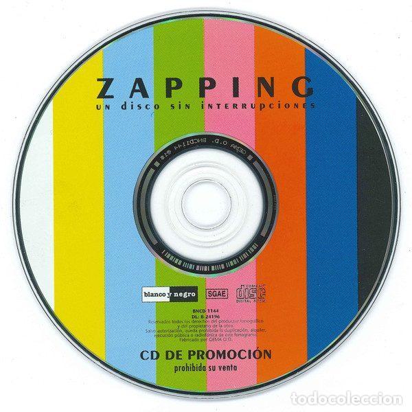 CDs de m&uacute;sica: Various &ndash; Zapping Un Disco Sin Interrupciones (CD, Blanco Y Negro BNCD 1144) - Foto 3