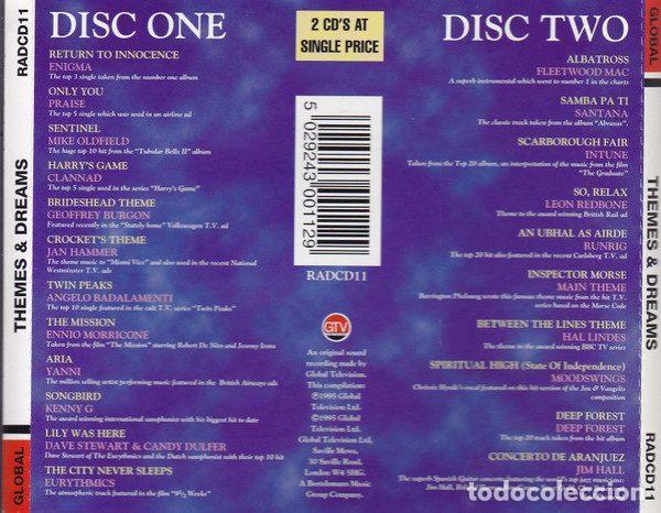 CDs de m&uacute;sica: Various &ndash; Themes & Dreams (CD, Global Television RADCD11) - Foto 2