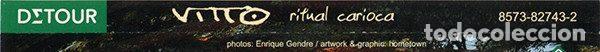 CDs de m&uacute;sica: Vitto &ndash; Ritual Carioca (CD, Erato 8573-82743-2) - Foto 5