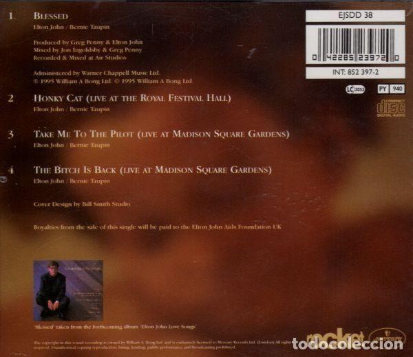 CDs de m&uacute;sica: Elton John &ndash; Blessed (CD, The Rocket Record Company EJSDD 38) - Foto 2
