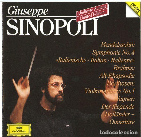 Musik-CDs: Giuseppe Sinopoli - Mendelssohn, Brahms, Beethoven, Wagner &ndash; Symphonie No.4 'Italienische =...