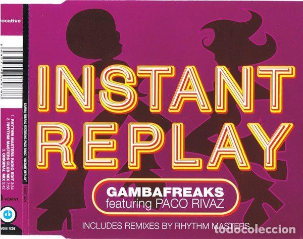 Music CDs: Gambafreaks Featuring Paco Rivaz &ndash; Instant Replay (CD, Evocative EVOKE7CDS)