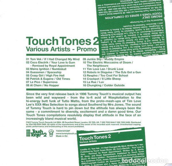 CDs de m&uacute;sica: Various &ndash; Touch Tones 2 (CD, Tummy Touch TUCH107CDP) - Foto 2