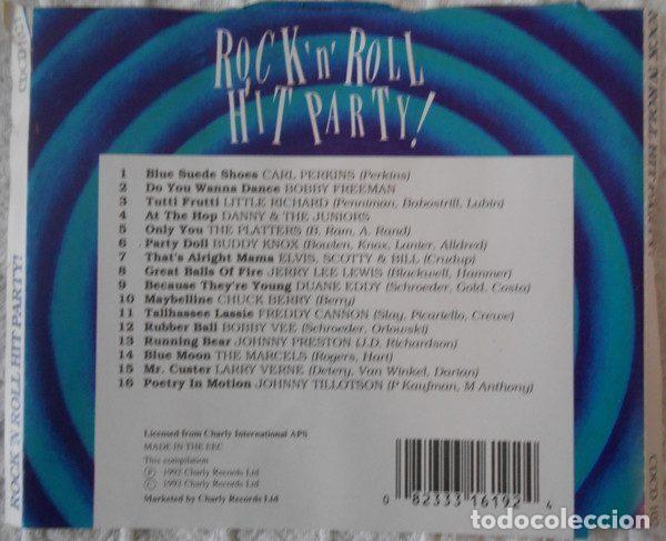 CDs de m&uacute;sica: Various &ndash; RocknRoll Hit Party! (CD, Charly Records Ltd. CDCD 1021) - Foto 2