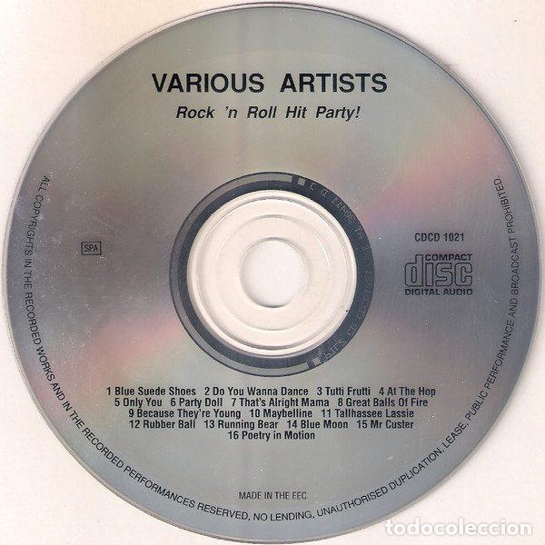 CDs de m&uacute;sica: Various &ndash; RocknRoll Hit Party! (CD, Charly Records Ltd. CDCD 1021) - Foto 3