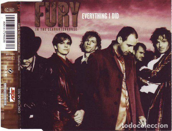 CDs de m&uacute;sica: Fury In The Slaughterhouse &ndash; Everything I Did (CD, Slaughterhouse Music SPV 055-29053)