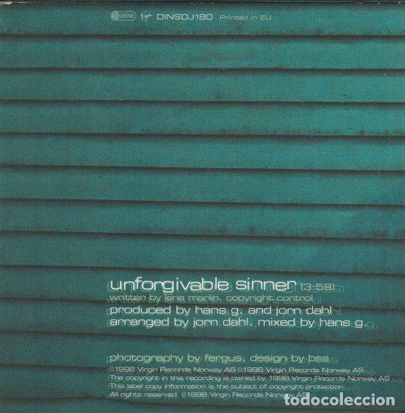 CDs de m&uacute;sica: Lene Marlin &ndash; Unforgivable Sinner (CD, Virgin DINSDJ180) - Foto 2
