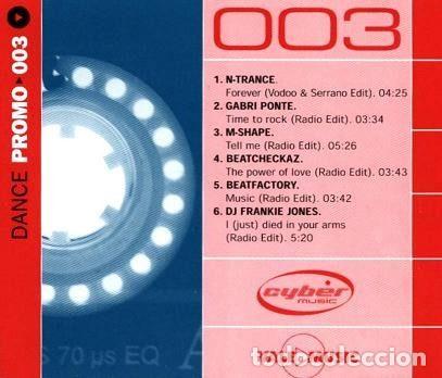CD de M&uacute;sica: Various &ndash; Dance Promo 003 (CD, Cyber Music VLDP 121-6)