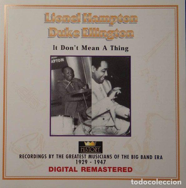 CDs de Musique: Lionel Hampton, Duke Ellington &ndash; It Don't Mean A Thing (CD, History 20.1920-HI)