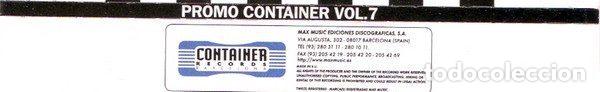 CDs de m&uacute;sica: Various &ndash; Promo Container Vol. 7 (CD, Container Records CONTAINER 7) - Foto 5