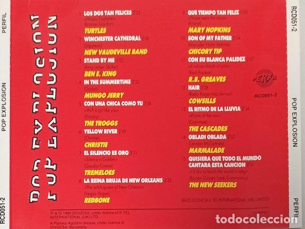 CDs de m&uacute;sica: Various &ndash; Pop Explosion (CD, Perfil RCD051-2) - Foto 5