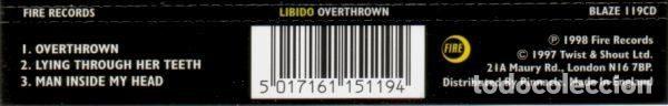 CDs de m&uacute;sica: Libidō &ndash; Overthrown (CD, Fire Records BLAZE 119CD) - Foto 2