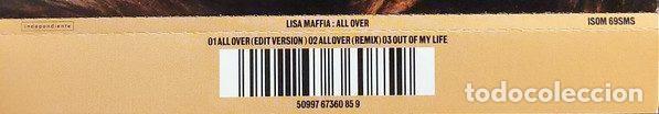 CDs de m&uacute;sica: Lisa Maffia &ndash; All Over (CD, Independiente ISOM 69SMS) - Foto 3