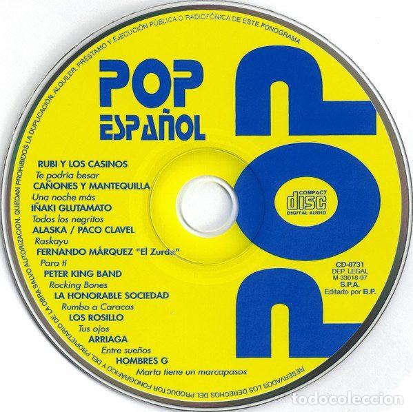 CDs de m&uacute;sica: Various &ndash; Pop Espa&ntilde;ol (CD, Barsa Promociones CD-0731) - Foto 3