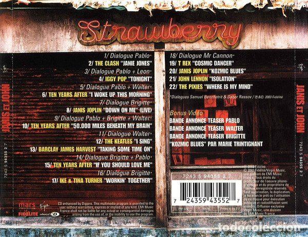 CDs de m&uacute;sica: Various &ndash; Janis Et John (CD, Virgin 7243 5 94355 2 7) - Foto 9