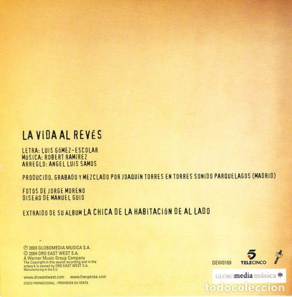 CDs de m&uacute;sica: Fran Perea &ndash; La Vida Al Rev&eacute;s (CD, DRO DEW0169) - Foto 2