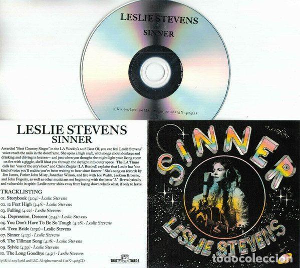 CDs de m&uacute;sica: Leslie Stevens &ndash; Sinner (CDr, Thirty Tigers 41163CD) - Foto 3
