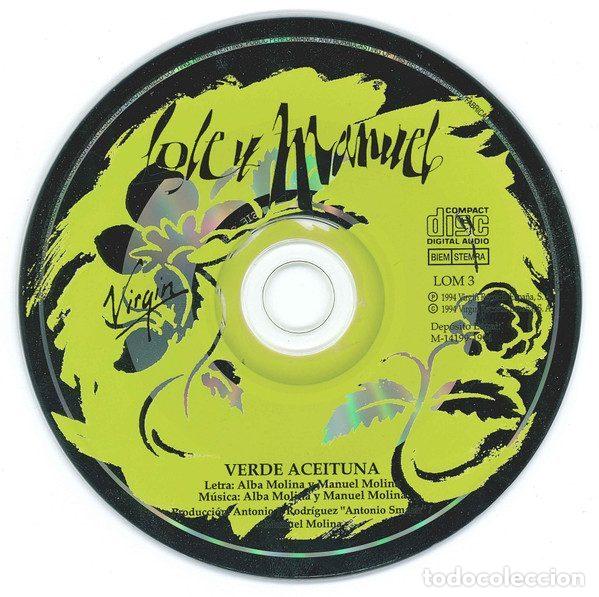CDs de m&uacute;sica: Lole Y Manuel &ndash; Verde Aceituna (CD, Virgin LOM3) - Foto 3