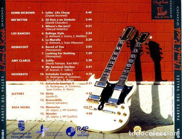 CDs de m&uacute;sica: Various &ndash; LAmfi Rock 2000 (CD, Salseta Discos CD-030-A) - Foto 3